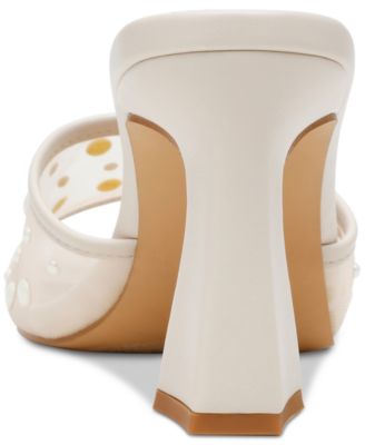 Women's Yossi Pearl Mesh Slide Dress Sandals