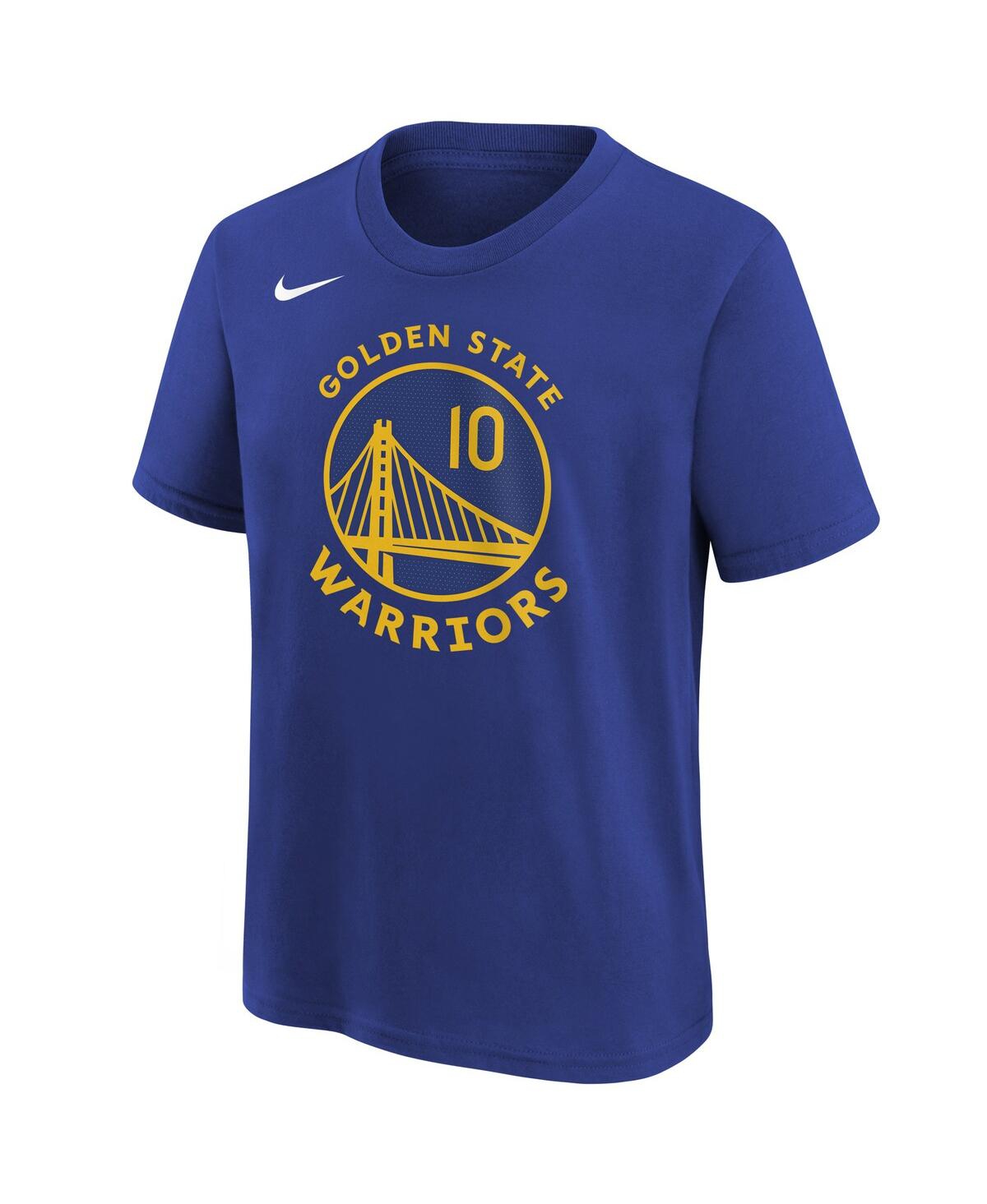 Nike Big Boys And Girls Jimmy Butler Iii Royal Golden State Warriors Icon Edition Name Number T-shirt In Royal
