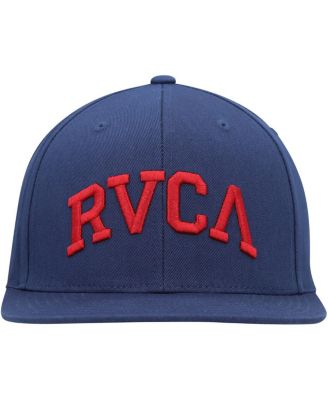 Men's Blue Arched Snapback Hat
