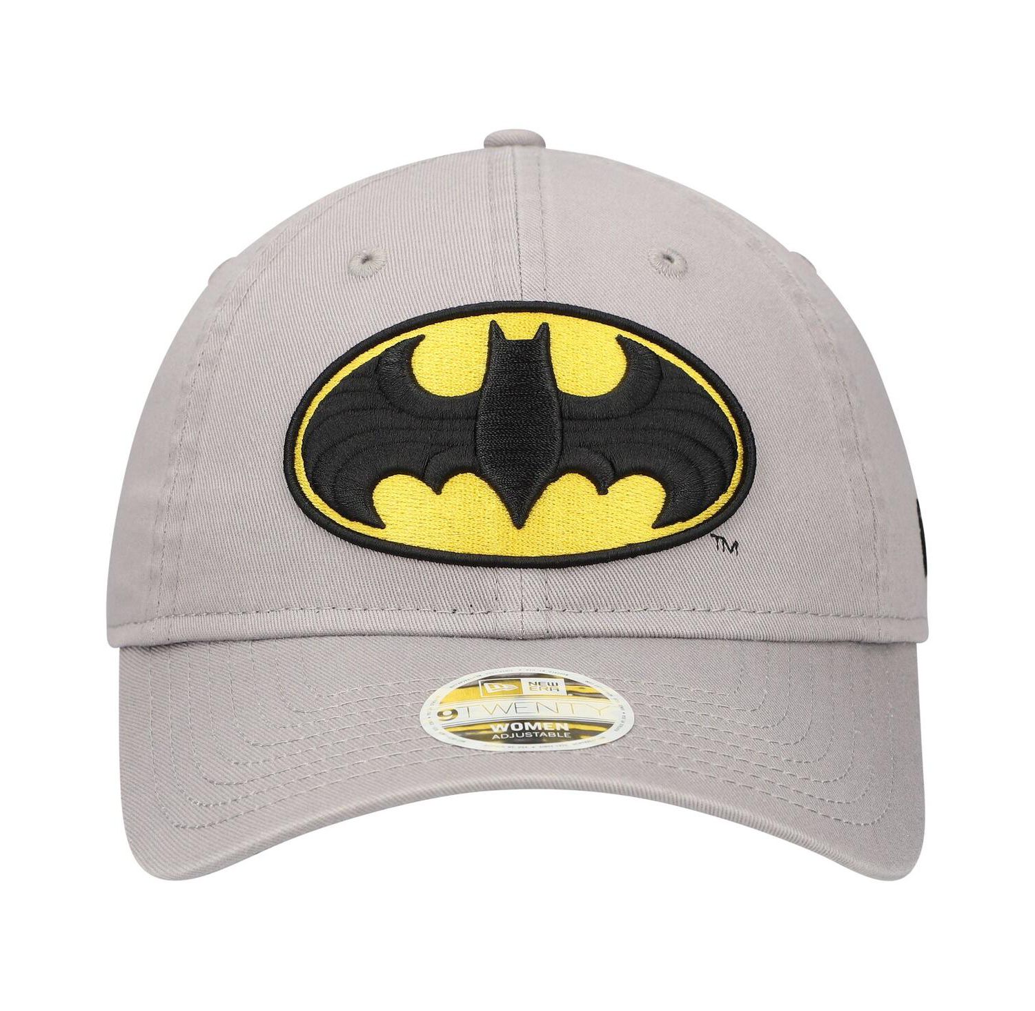 Women's Gray Batman 9TWENTY Adjustable Hat