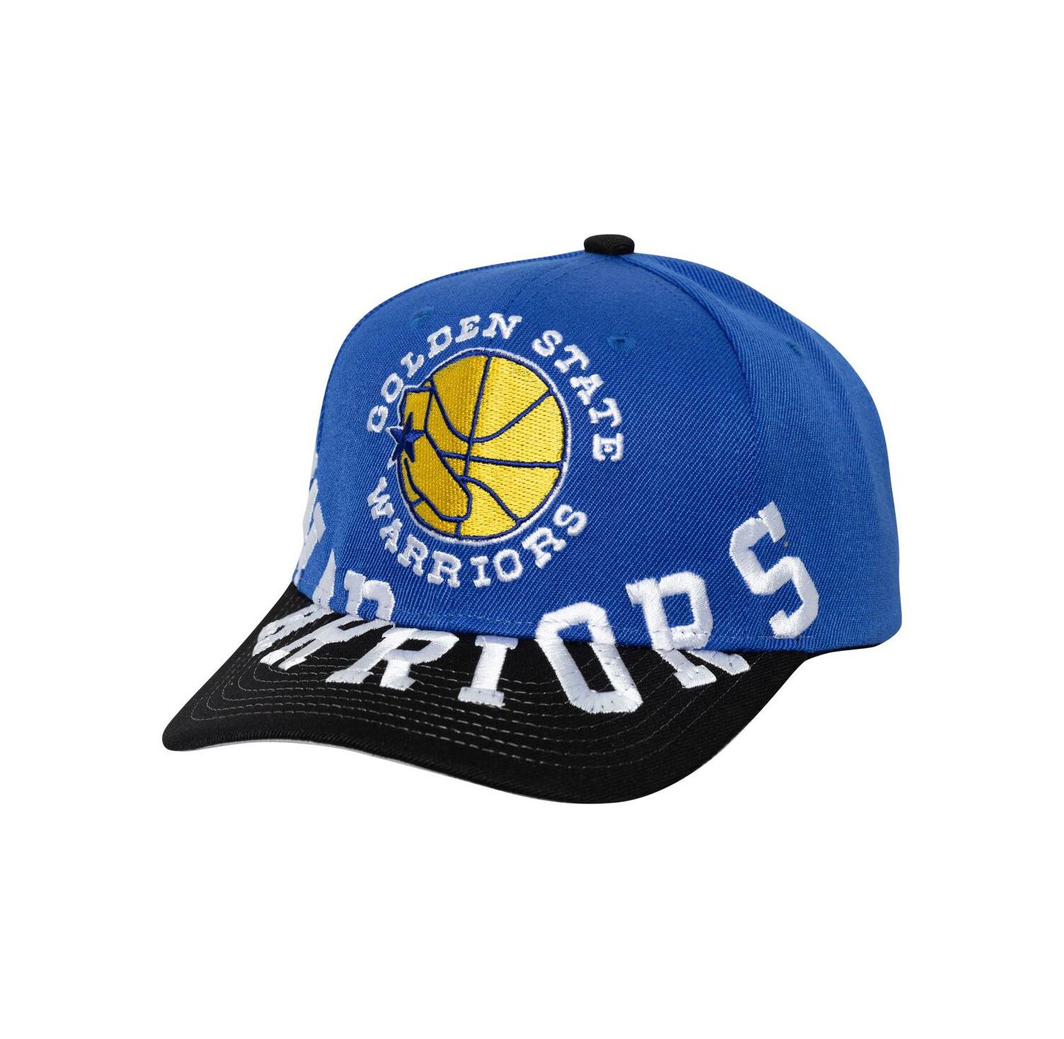 Men's Royal/Black Golden State Warriors Under Arch Two-Tone Pro Crown Snapback Hat