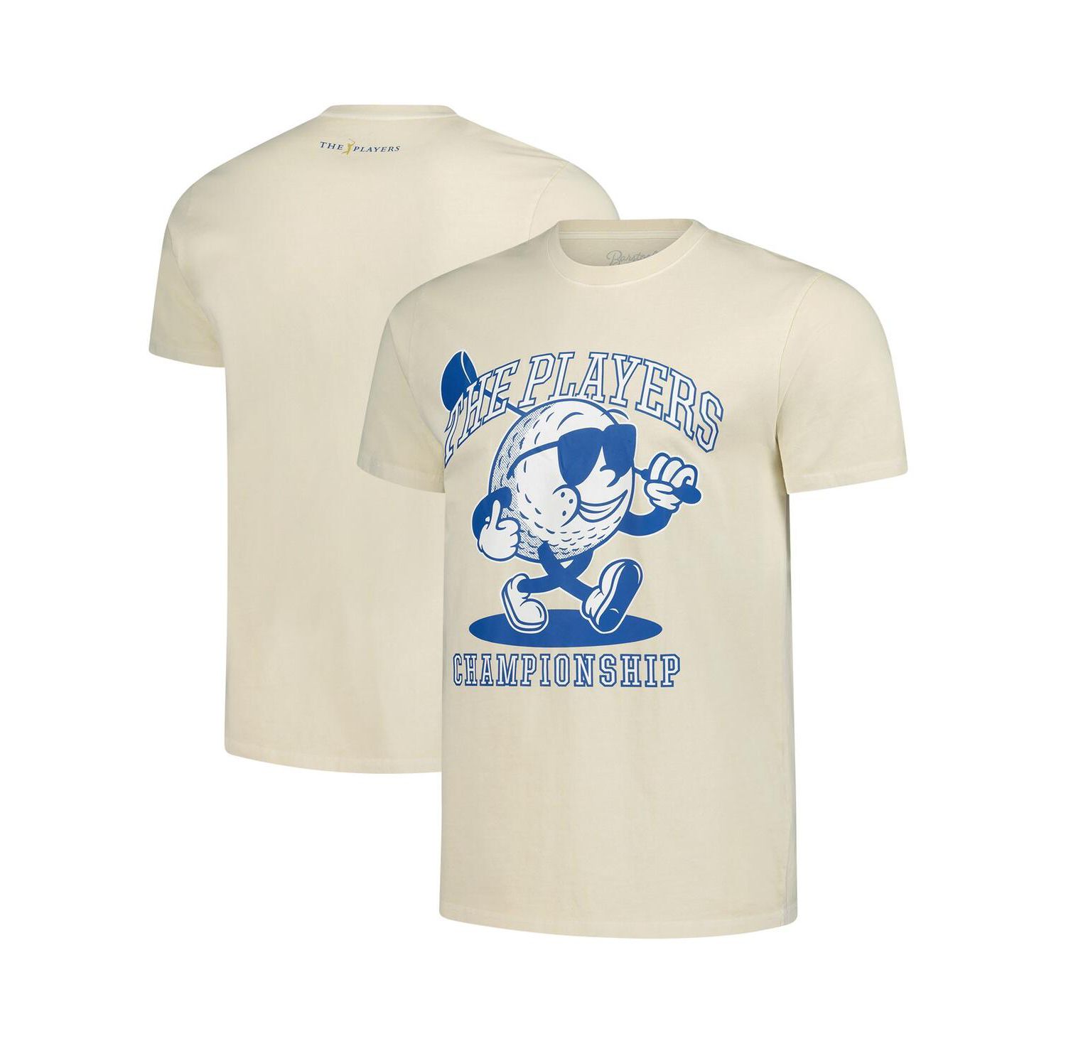 Men's Tan THE PLAYERS Golf Ball Guy Garment Dyed T-Shirt