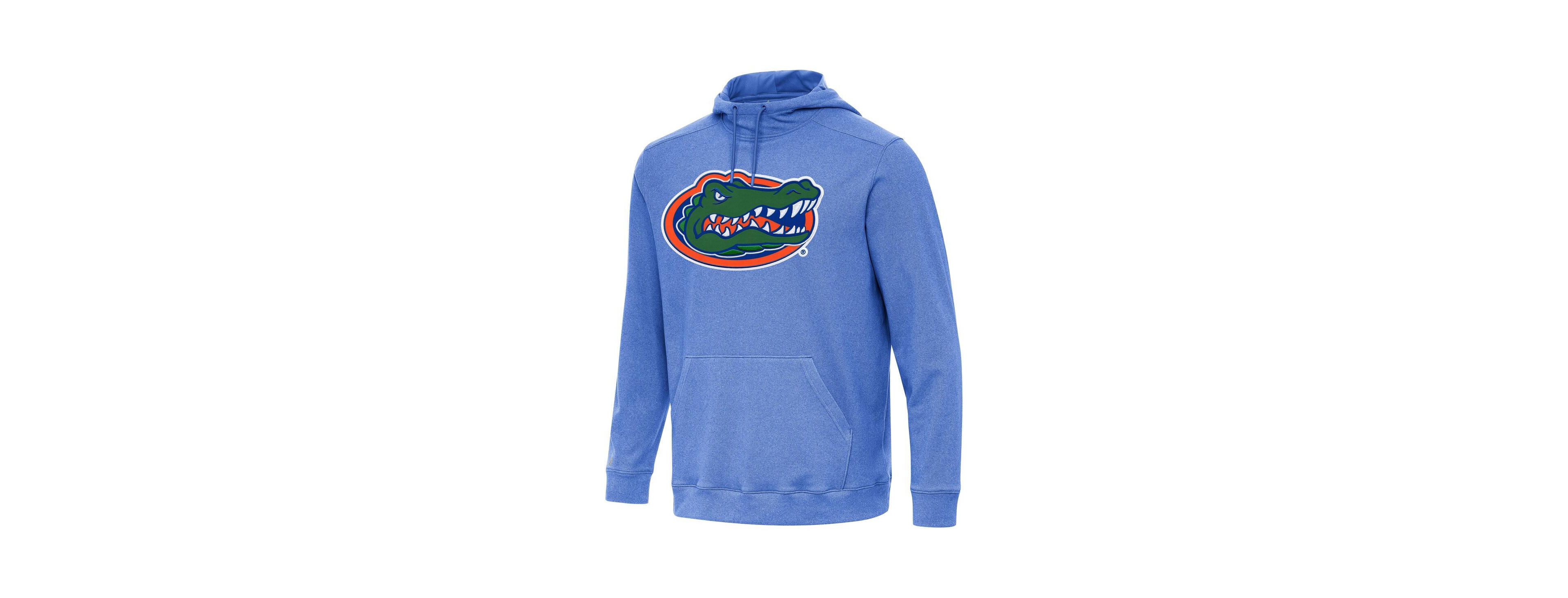 Antigua Men's Heather Royal Florida Gators Cloud Pullover Hoodie