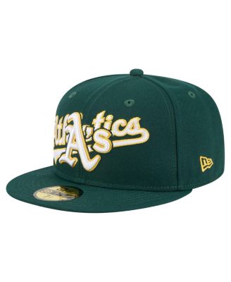 New Era - Men's Green Athletics Overlap 59FIFTY Hat