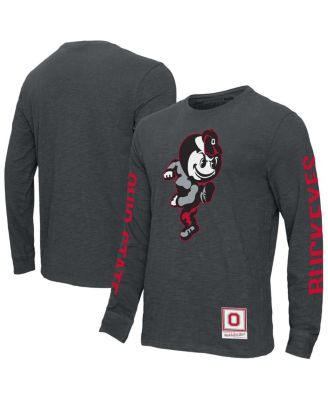 Mitchell & Ness - Men's&nbsp; Charcoal Ohio State Buckeyes Team Pride Long Sleeve T-Shirt