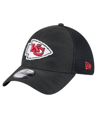 New Era - Men's  Black Kansas City Chiefs Active Camo 39THIRTY Flex Hat