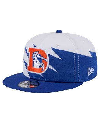 New Era - Men's  Royal Denver Broncos Throwback Jagged 9FiFTY Snapback Hat