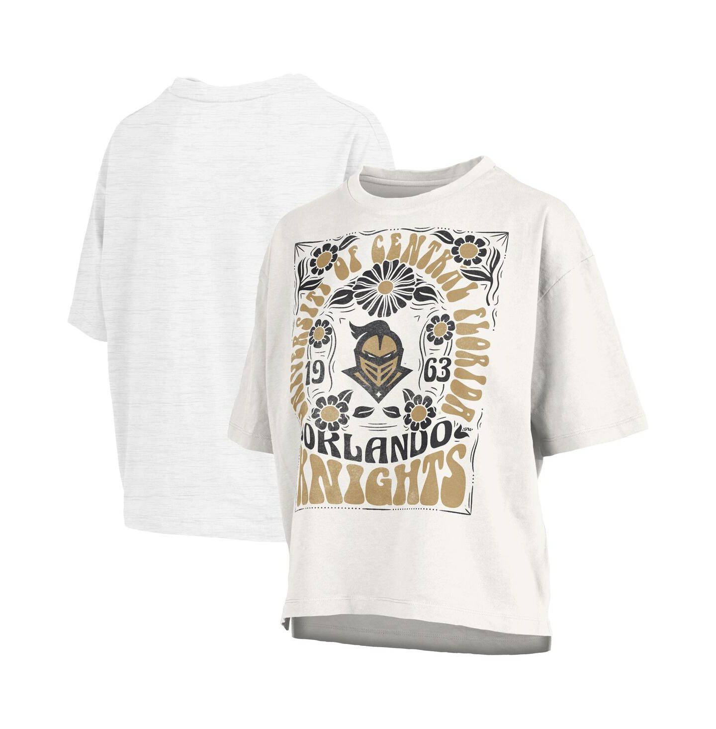 Женская футболка Pressbox White UCF Knights Harmony Oversized — фото 1