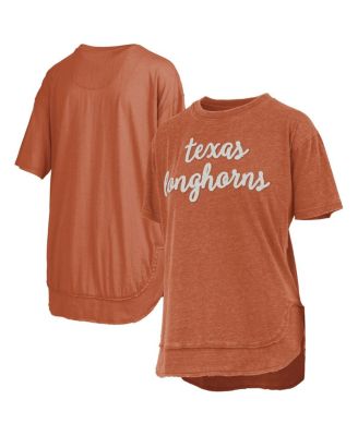 Pressbox - Women's Burnt Orange Texas Longhorns Poncho T-Shirt