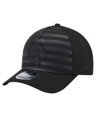 New Era - Men's Black Boston Celtics Game Day Flag A-Frame 9FORTY Adjustable Hat