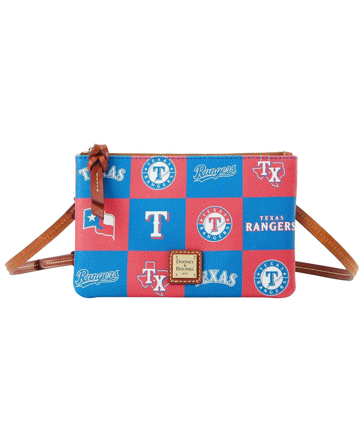 Texas Rangers Top Zip Crossbody Purse - Blue