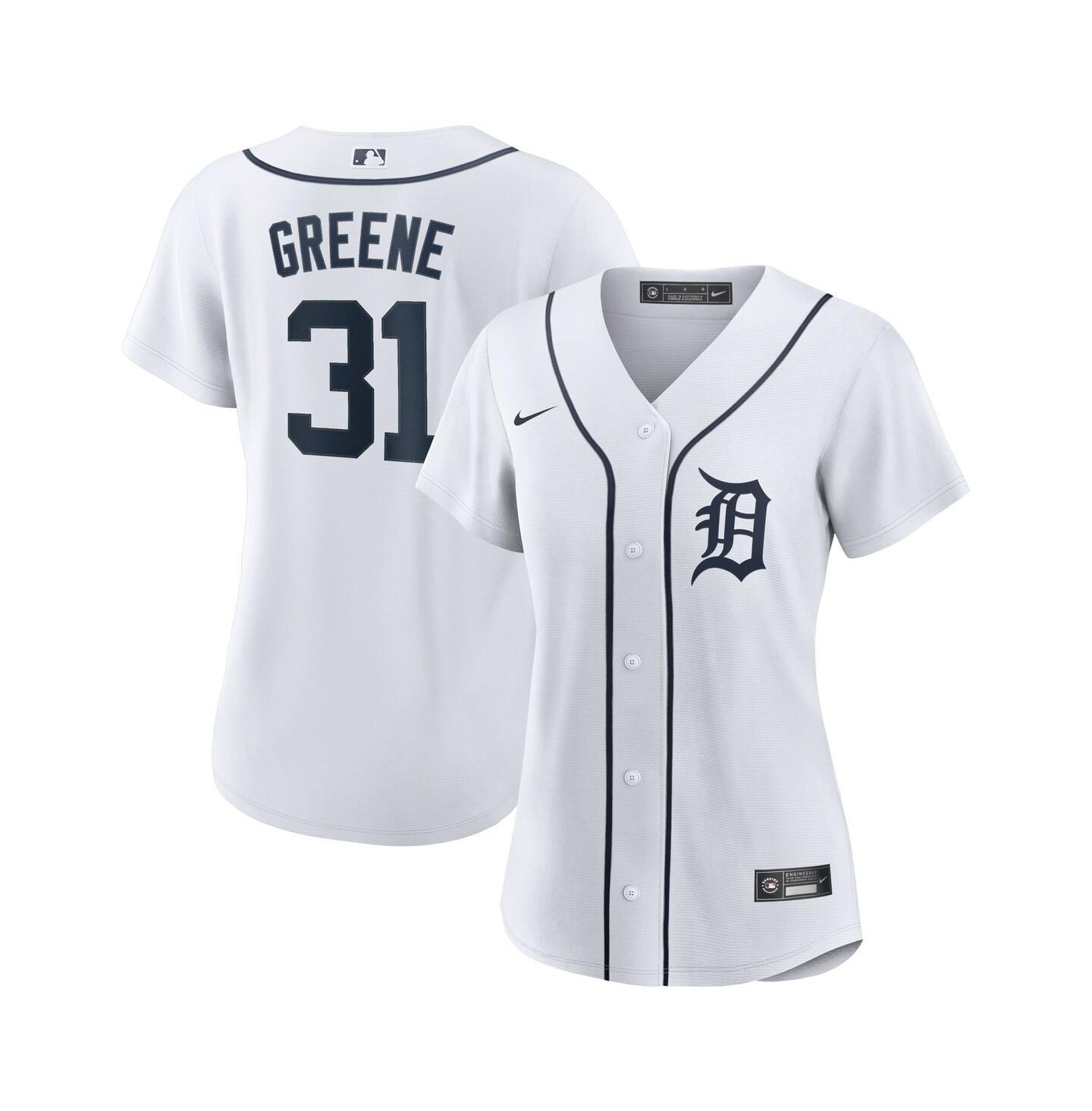 Женский топ Nike Riley Greene White Detroit Tigers Home Replica Player Jersey — фото 1