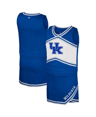 Colosseum - Big Girls 2-Piece Royal Kentucky Wildcats Cheerleader Top and Skirt Set
