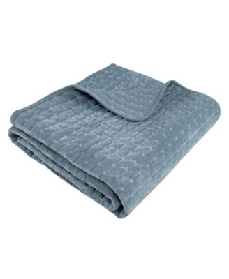 Velvet Stitch Reversible Quilted Throw, 50" x 60"
