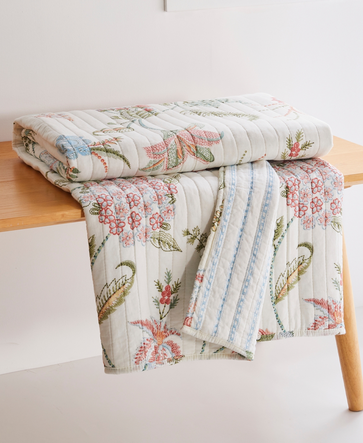 Levtex Chantea Reversible Quilted Throw, 50" X 60"