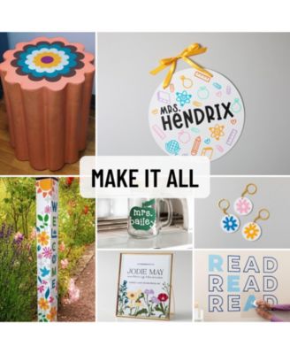 Maker 4 Cutting Machine with Rainbow Smart Vinyl Bundle