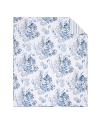Coral Landing Reversible Quilted Throw, 50" x 60"