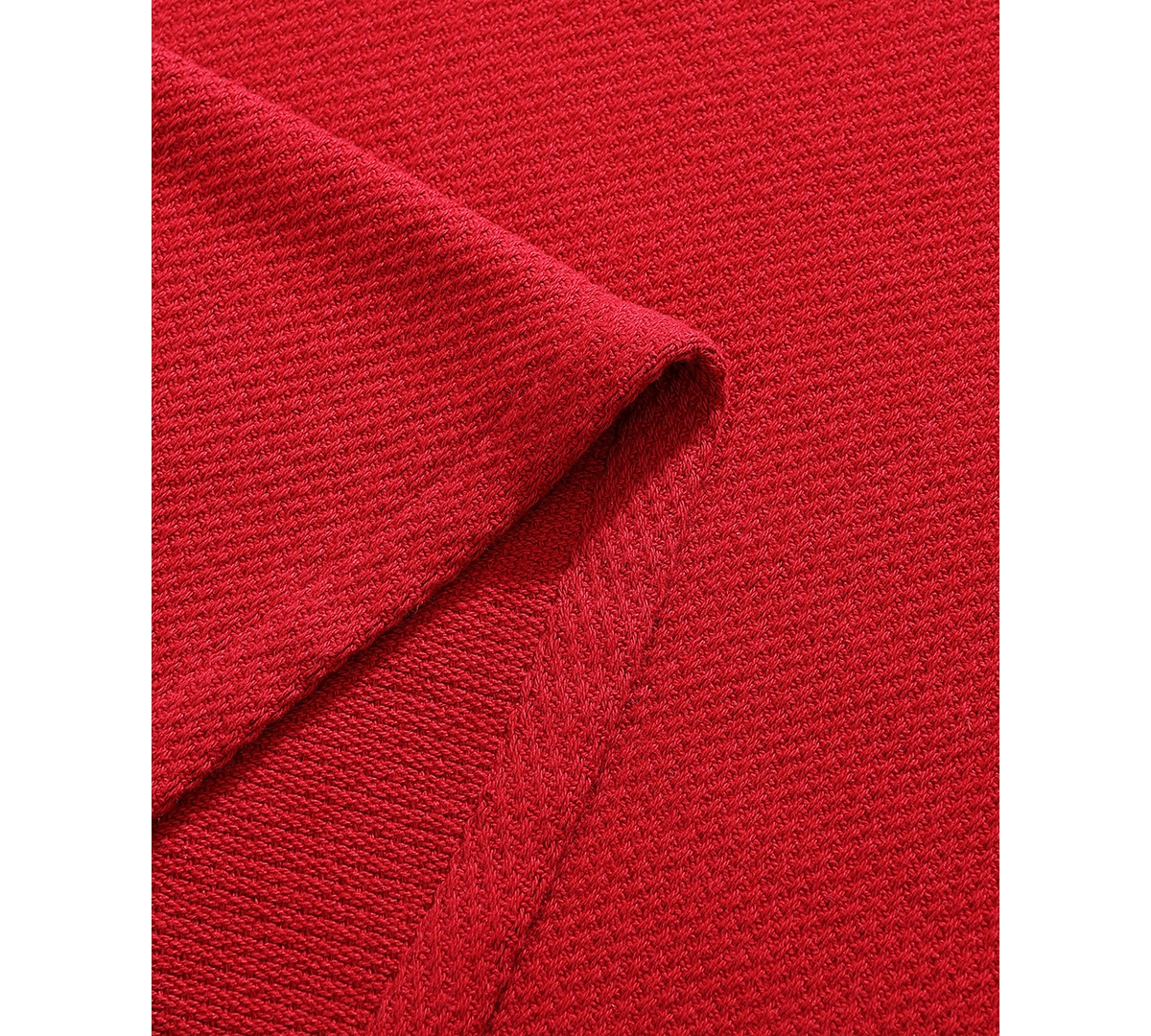 Tommy Hilfiger Solid Cotton Pique Blanket, King