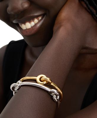 Interlock Bangle Bracelet