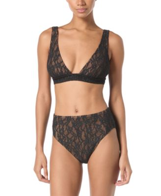 Michael Kors Michael  Lace Tie Back Top