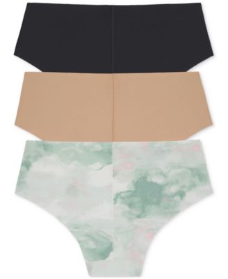 Женское нижнее белье DKNY 3-Pk. Трикотажный крой Anywear, Хипстерское нижнее белье DK5028P3