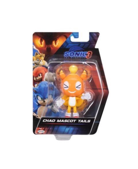 Детские фигурки Sonic 3 Movie Tails with Chao Hat 5-Inch Wave 2 Action Figure