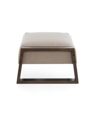 Streamdale Sleek and Stylish Ottoman, Beige
