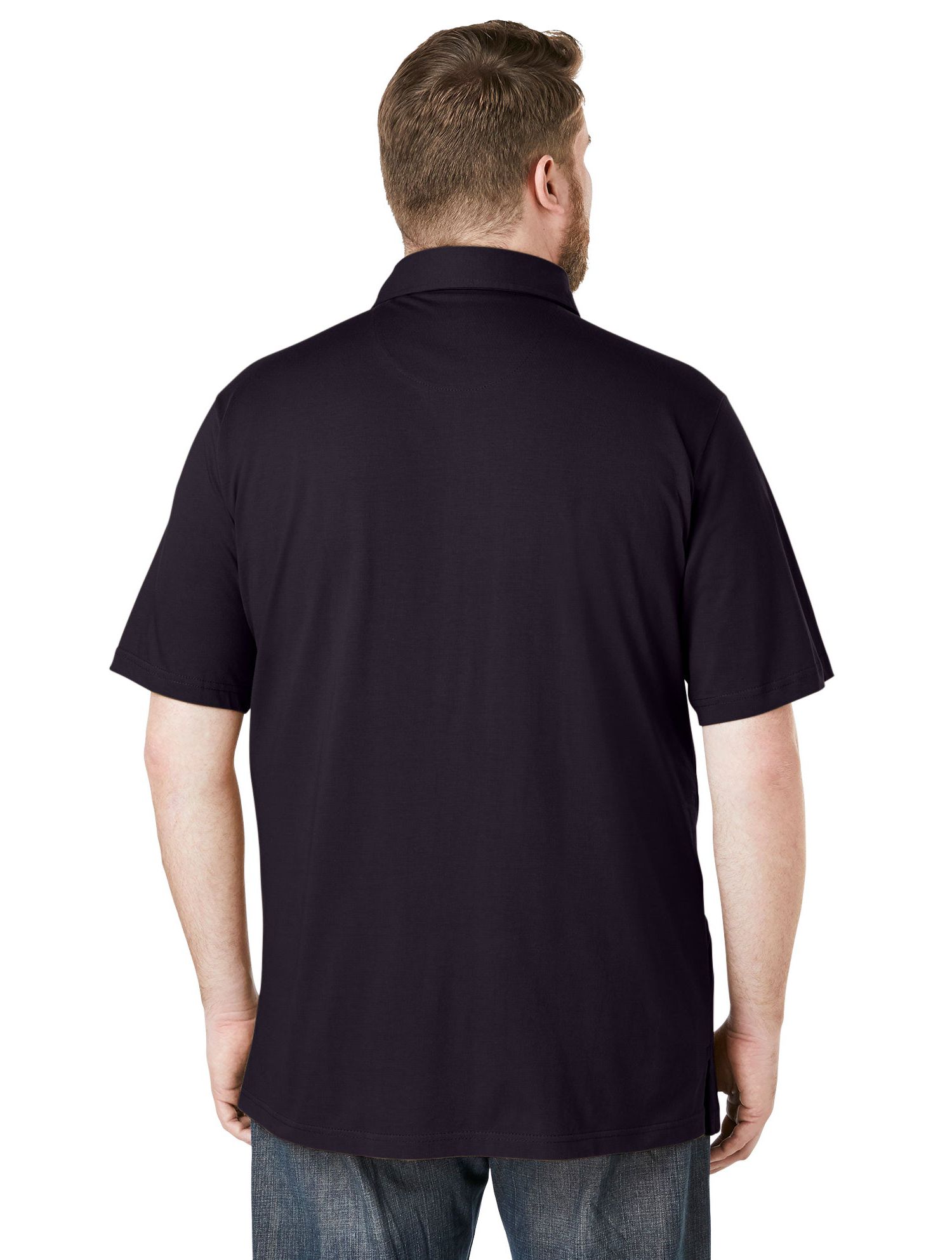Men's Shrink-Less Lightweight Longer-Length V-neck T-shirt