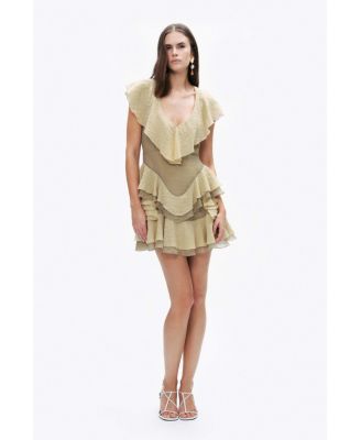 Women's Flounce Mini Dress