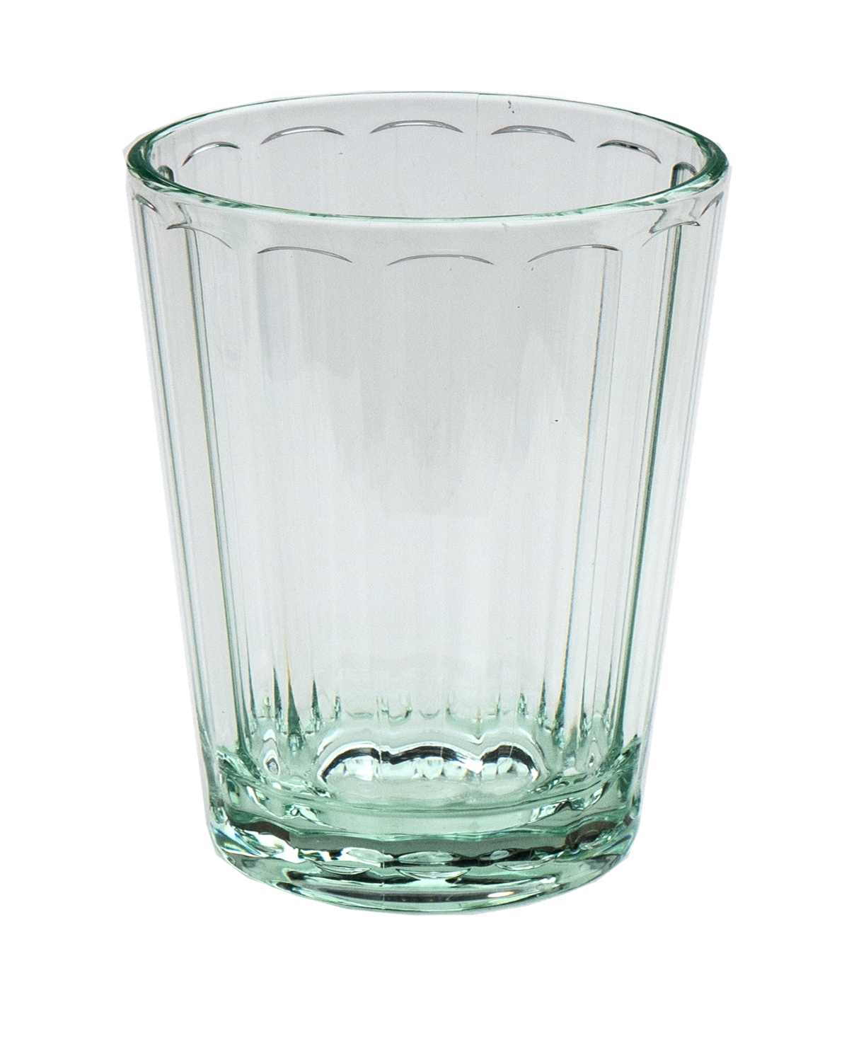 Tarhong Simple Scallop Double Old Fashioned Glasses, Set Of 6 In Clear