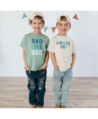 Toddler Boys Rad Like Dad Short Sleeve T-Shirt