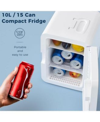 10L Mini Fridge — Compact Cosmetic & Snack Cooler for Skincare, Makeup, Drinks