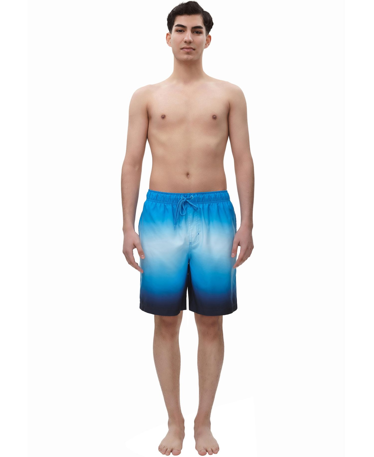 Men's 8" Mesh Lined Swim Trunks, up to Size 2XL