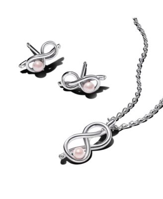 Подарочный набор ювелирных изделий из стерлингового серебра Pandora Infinity Knot
