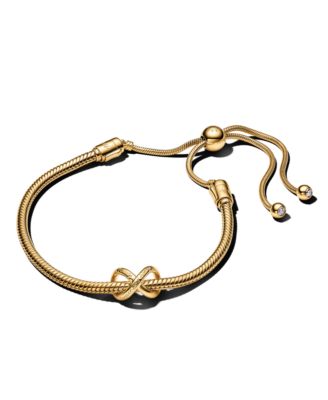 Подарочный набор браслетов Forever Always Infinity с позолотой 14 карат Pandora