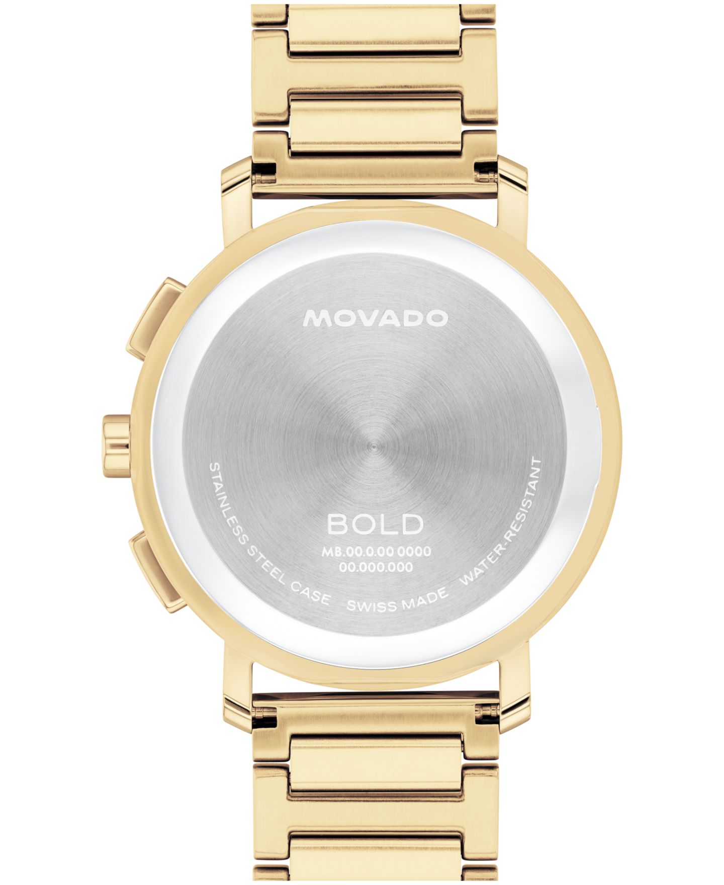 Мужские часы Movado Bold Evolution 2.0 Swiss Quartz Chrono Ionic Plated Light Gold Steel Watch, 42mm — фото 3