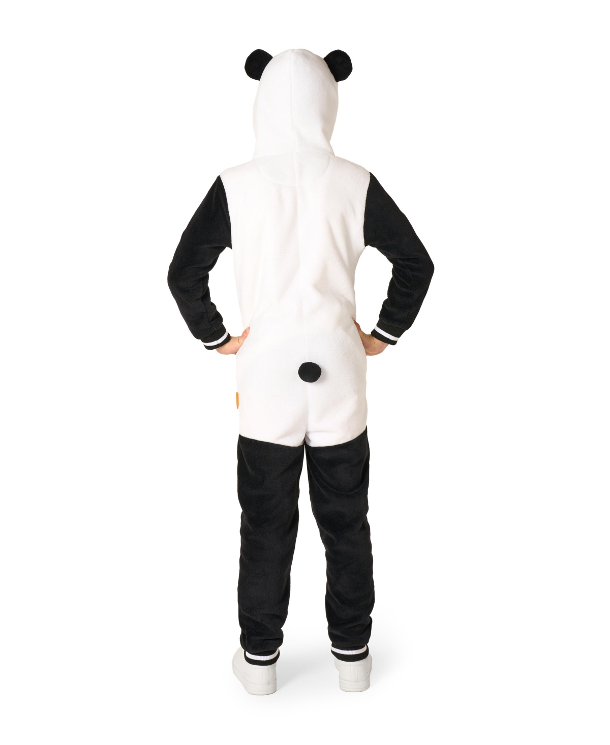Opposuits Little And Big Boys Panda Onesie In Black,white