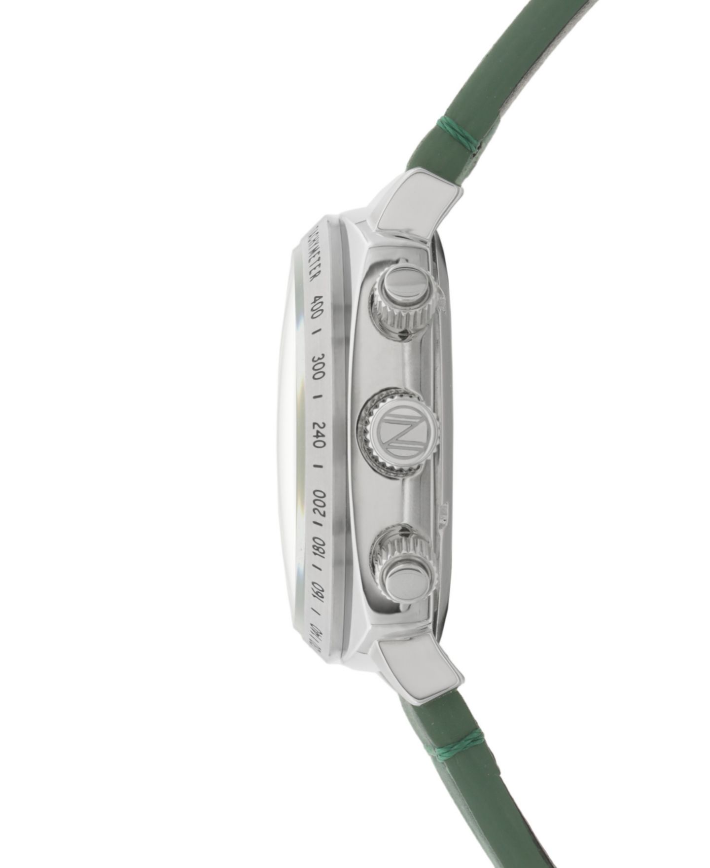 Мужские часы Spinnaker Hull Chronograph Green Leather Strap Watch, 42mm — фото 2