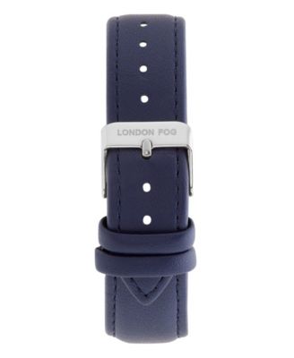 Unisex Millennium Blue Leather Watch, 40mm