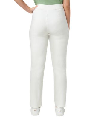 Women's High-Rise Straight-Leg Pull-On Pants