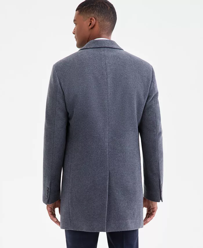 Men's Prosper Wool-Blend Slim Fit Overcoat - thumbnail 2