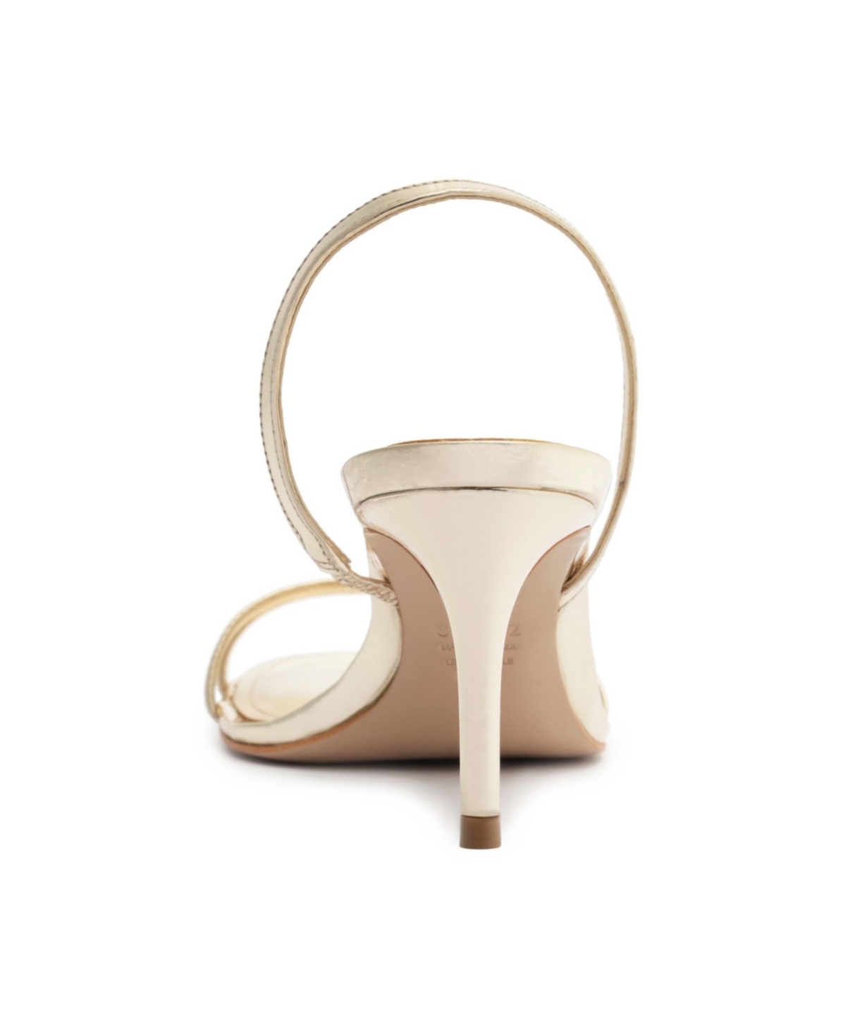 Schutz Women's Diana Mid Stiletto Heel Sandals In Gold
