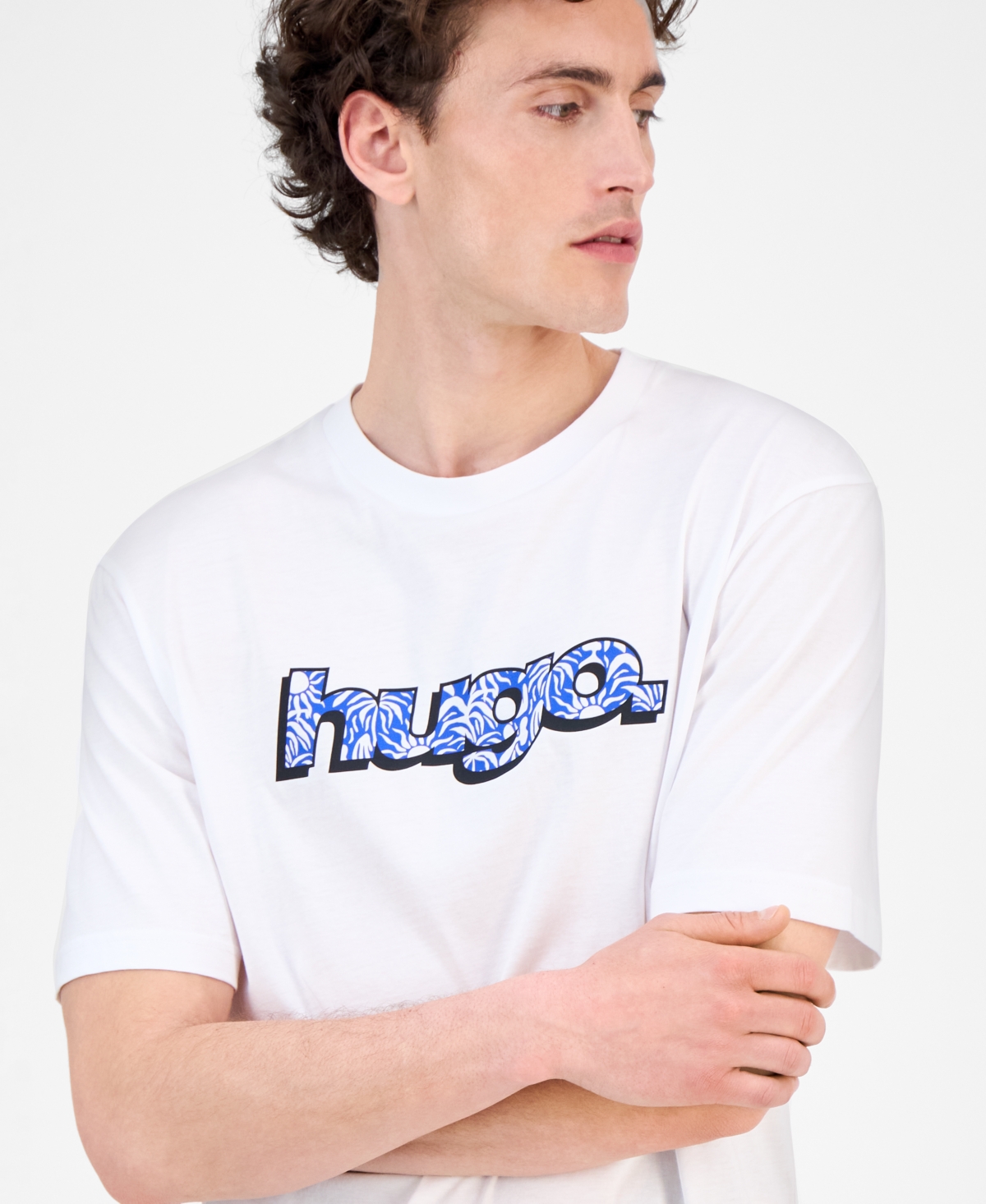 Hugo Boss Men's Nugibol Logo Graphic Cotton T-shirt