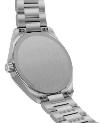 Men's Swiss PRC 100 Solar Quartz Stainless Steel Bracelet Watch 39mm