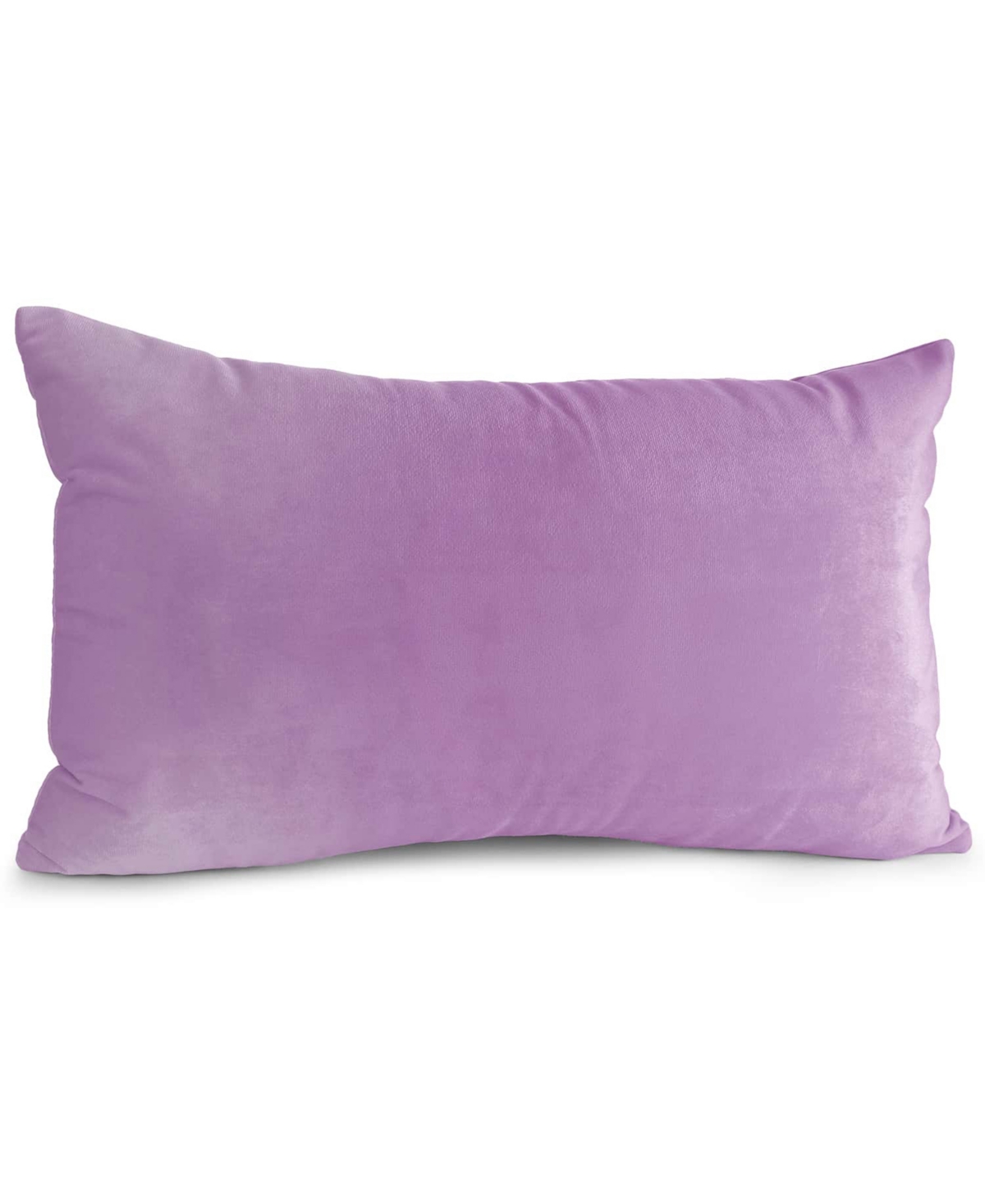 Nestl Elegant 2-pack Velvet Decorative Throw Pillows With Removeable Covers, 12" X 20" In Lavender