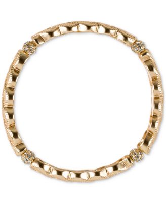Патрисия Нэш (Patricia Nash) - Эластичный браслет из золотистого паве 
