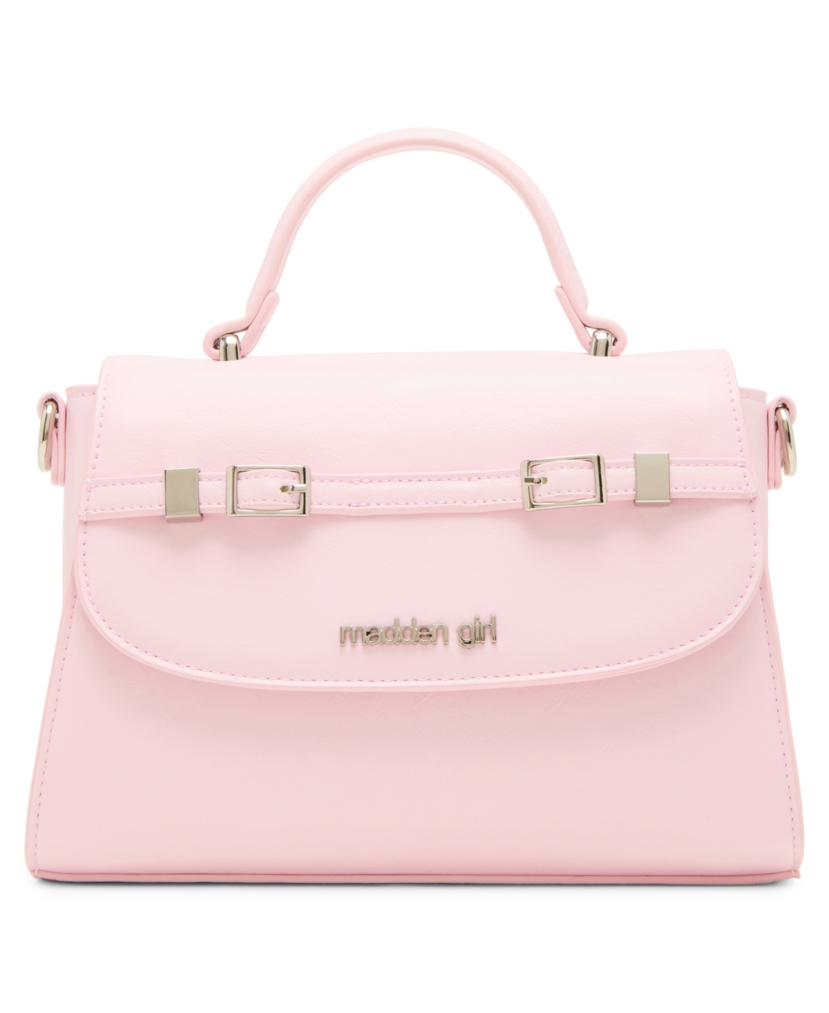 Madden Girl Ally Top Handle Small Satchel Bag In Pink