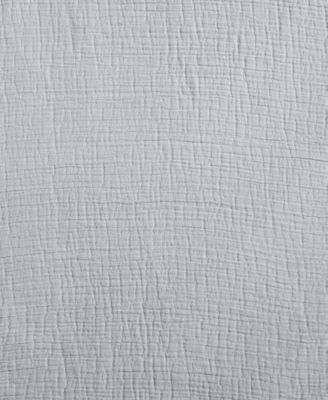 CLOSEOUT! Washed Texture Solid Cotton Jacquard 3 Piece Comforter Set, Queen