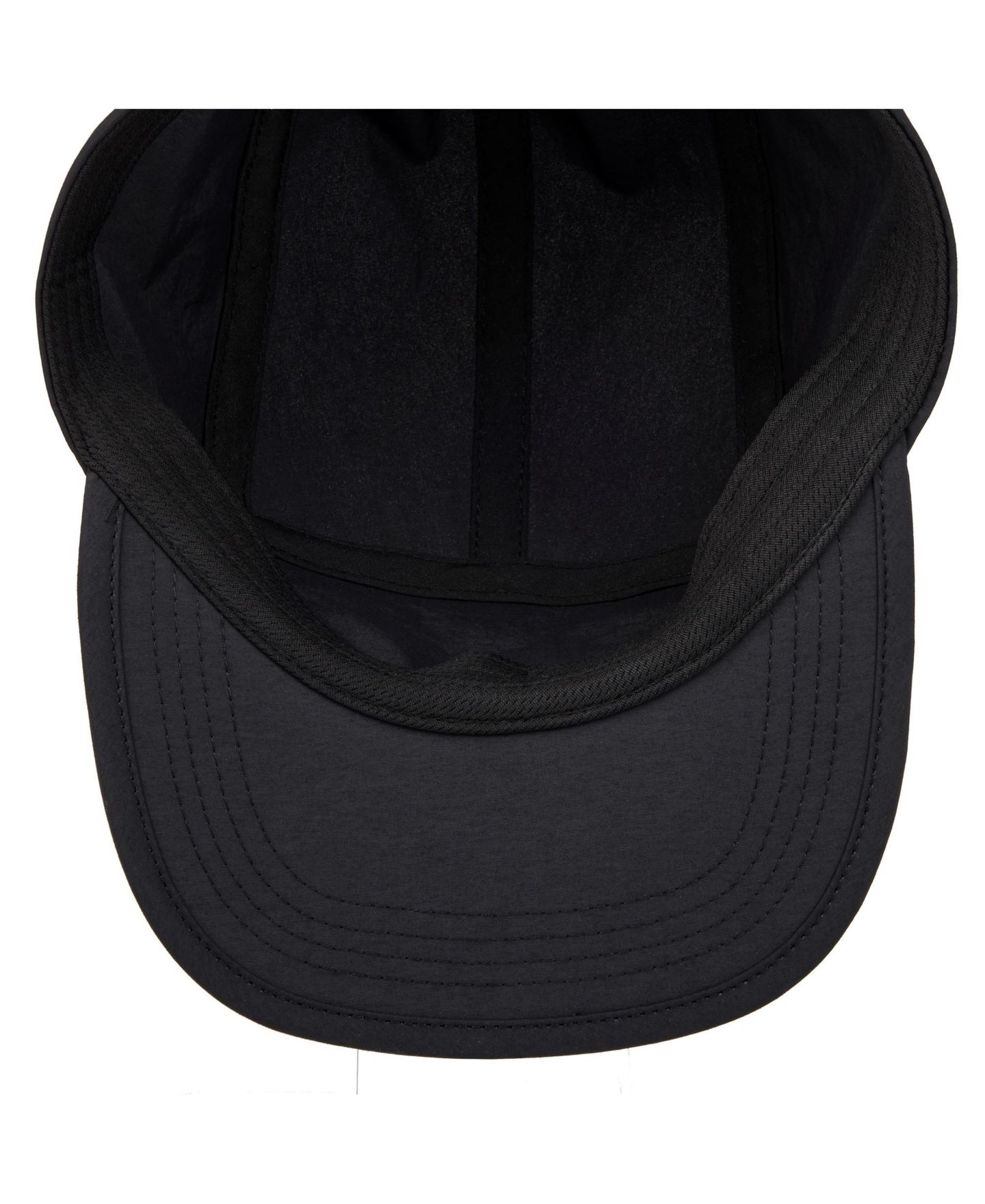 Мужской головной убор New Balance Flying Logo Black 5-Panel Camper Hat, цвет: Чёрный — фото 5