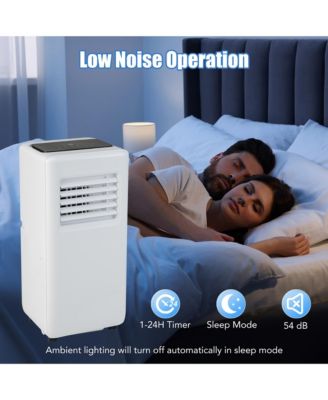 Portable Air Conditioner w/ Remote Control 3-in-1 Portable AC Unit w/ Fan & Dehumidifier